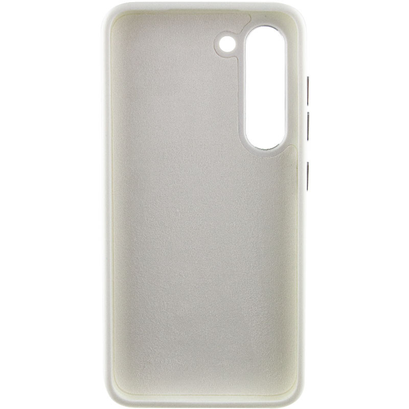 Шкіряний чохол Bonbon Leather Metal Style для Samsung Galaxy S23 + Білий / White