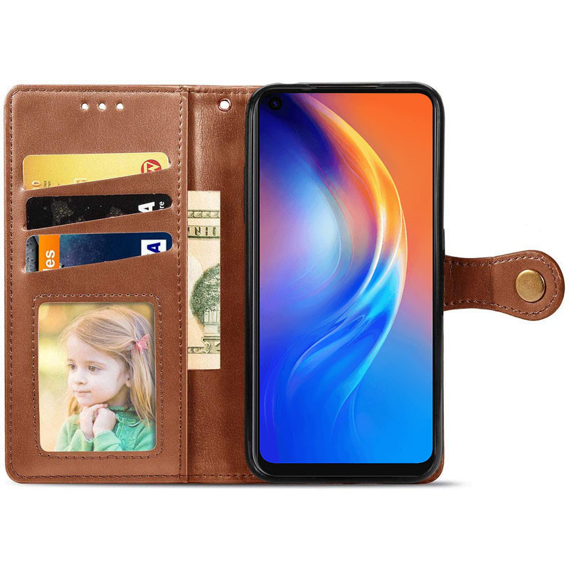 Шкіряний чохол-книжка GETMAN Gallant (PU) для TECNO Spark 10 Pro