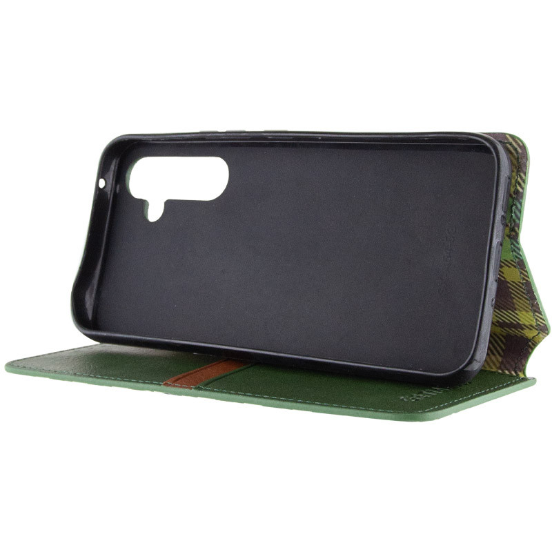 Шкіряний чохол-книжка GETMAN Cubic (PU) для Samsung Galaxy A35