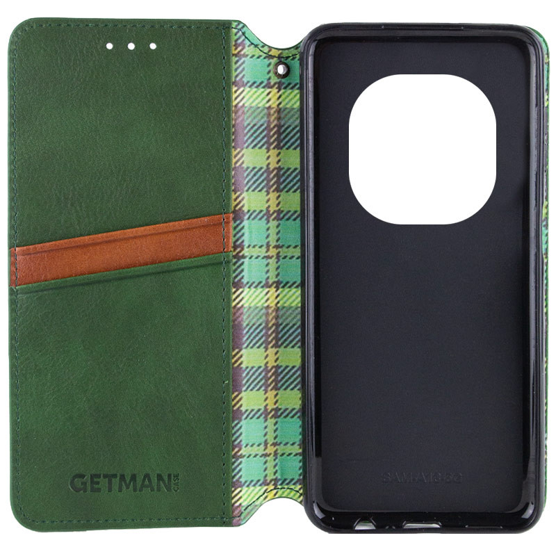 Шкіряний чохол-книжка GETMAN Cubic (PU) для Xiaomi Redmi Note 14 Pro 4G
