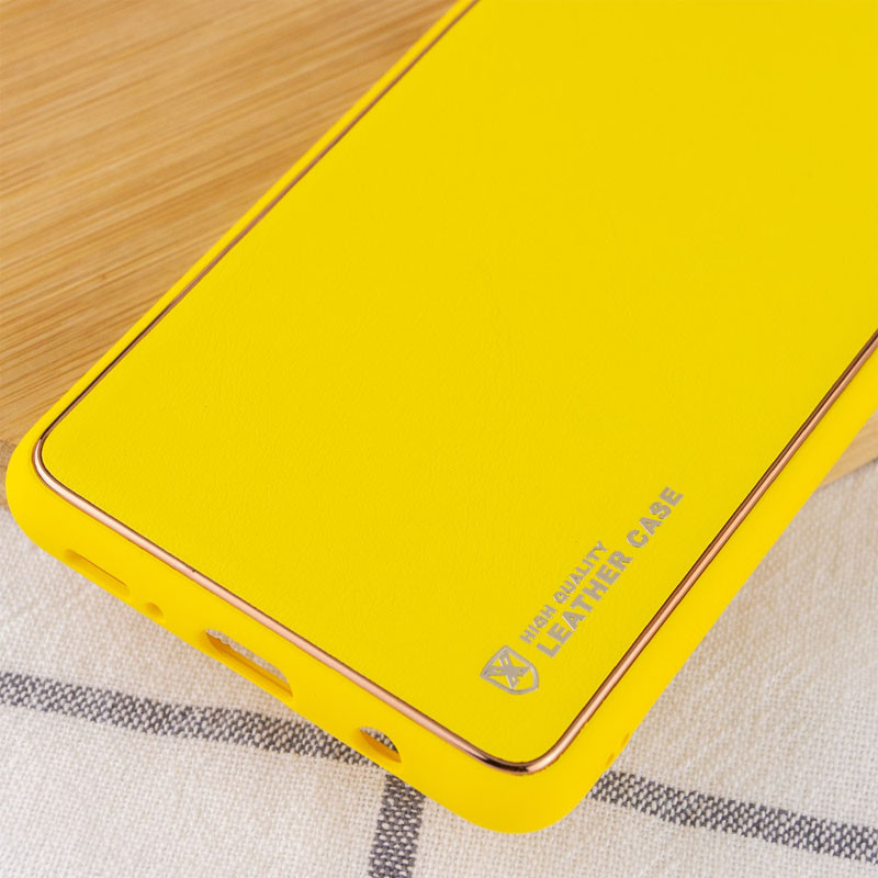 Шкіряний чохол Xshield для Samsung Galaxy A50 (A505F) / A50s / A30s Жовтий / Yellow