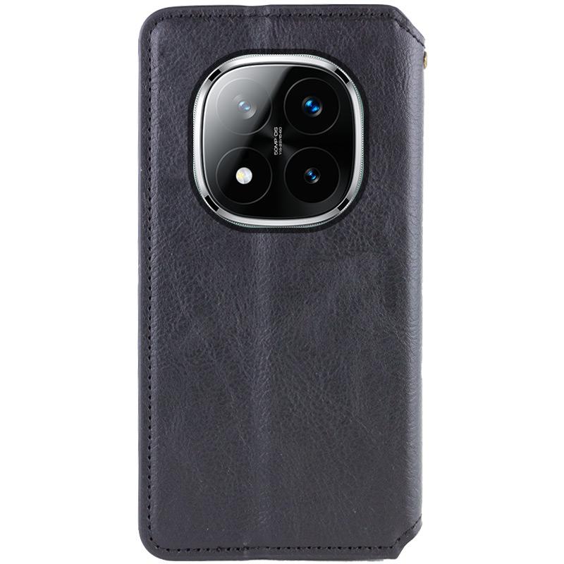Шкіряний чохол-книжка GETMAN Cubic (PU) для Xiaomi Redmi Note 15 4G/5G (EU) Чорний