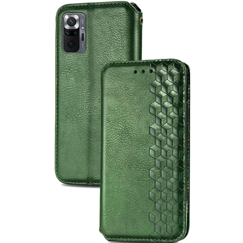 Шкіряний чохол-книжка GETMAN Cubic (PU) для Xiaomi Redmi Note 10 Pro / 10 Pro Max