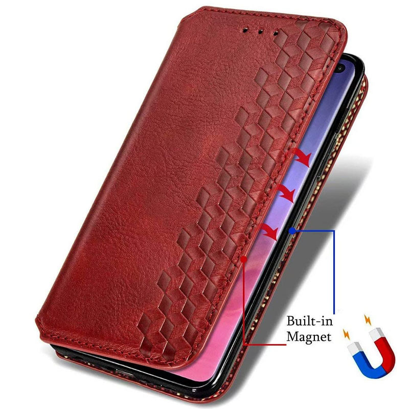 Шкіряний чохол-книжка GETMAN Cubic (PU) для Samsung Galaxy A21s