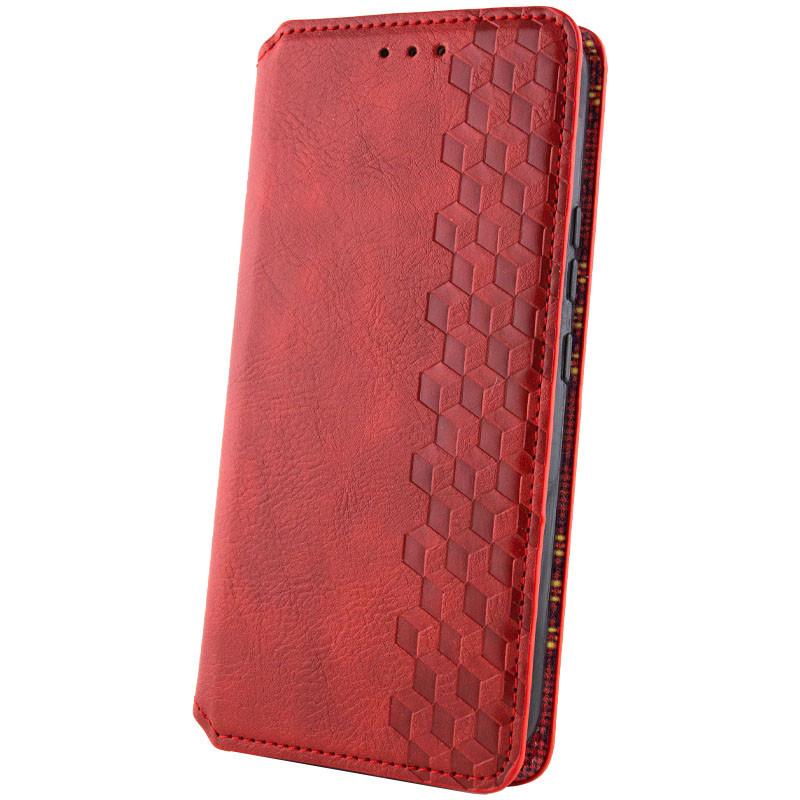 Шкіряний чохол-книжка GETMAN Cubic (PU) для Xiaomi Poco X6 / Note 13 Pro 5G Червоний