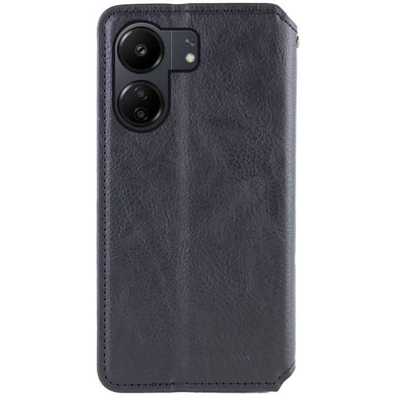 Шкіряний чохол-книжка GETMAN Cubic (PU) для Xiaomi Redmi 13C / Poco C65