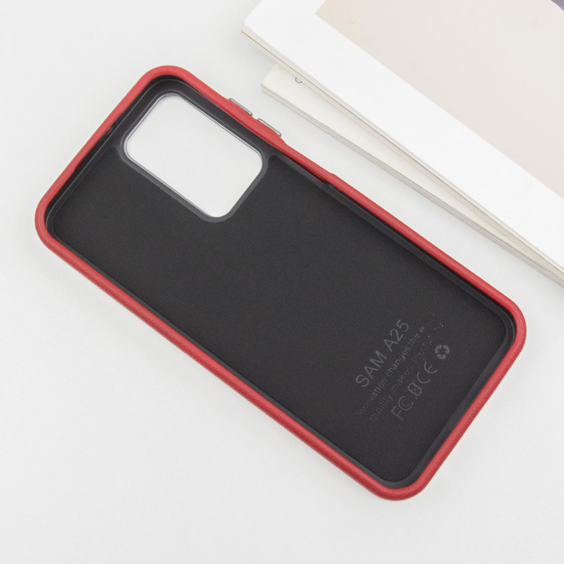 Шкіряний чохол Leather Case Metal Buttons для Samsung Galaxy S24 + / S25 +