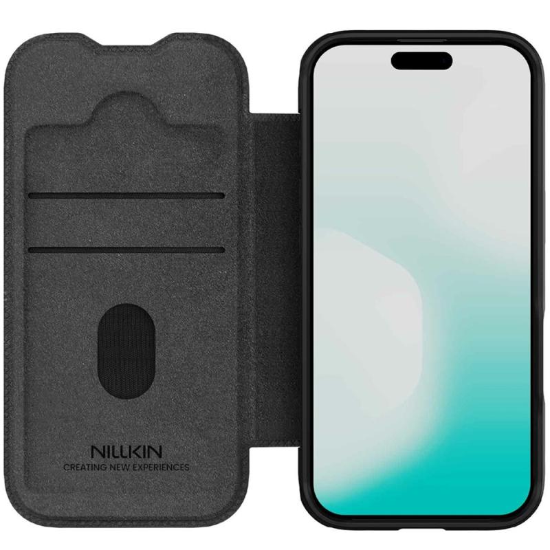 Шкіряний чохол-книжка Nillkin Qin Pro Camshield для Apple iPhone 17 Air (6.5")