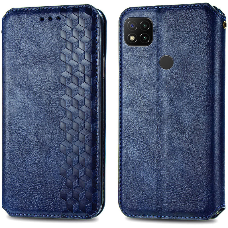 Шкіряний чохол-книжка GETMAN Cubic (PU) для Xiaomi Redmi 9C