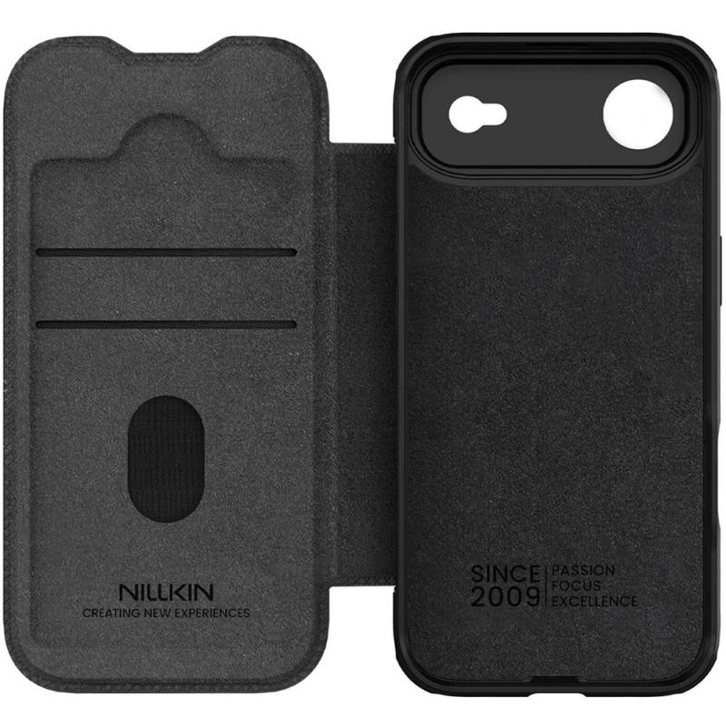 Шкіряний чохол-книжка Nillkin Qin Pro Camshield для Apple iPhone 17 Air (6.5")