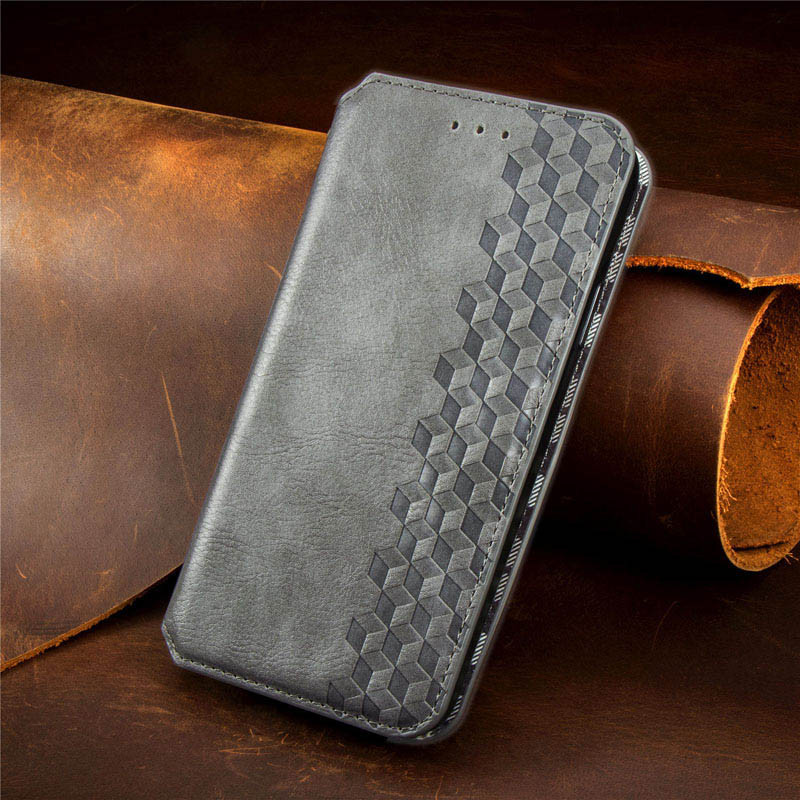 Шкіряний чохол-книжка GETMAN Cubic (PU) для Samsung Galaxy S21 FE