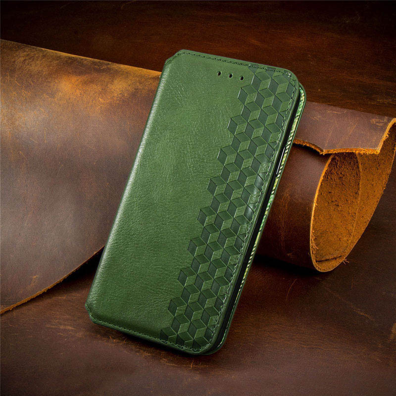 Шкіряний чохол-книжка GETMAN Cubic (PU) для Xiaomi Redmi Note 10 Pro / 10 Pro Max