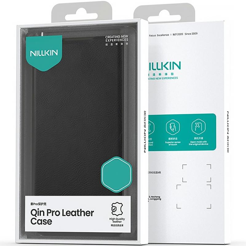 Шкіряний чохол-книжка Nillkin Qin Pro Camshield для Apple iPhone 17 Air (6.5")