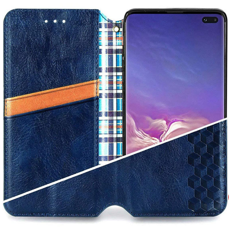 Шкіряний чохол-книжка GETMAN Cubic (PU) для Samsung Galaxy A21s