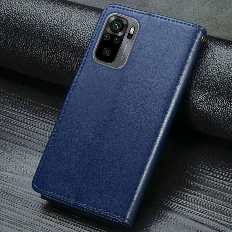 Шкіряний чохол-книжка GETMAN Gallant (PU) для Xiaomi Redmi Note 10 / Note 10s