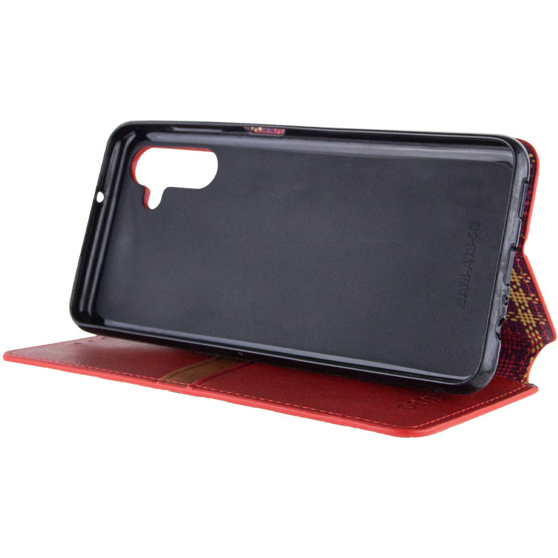 Шкіряний чохол-книжка GETMAN Cubic (PU) для Samsung Galaxy M14 5G Червоний