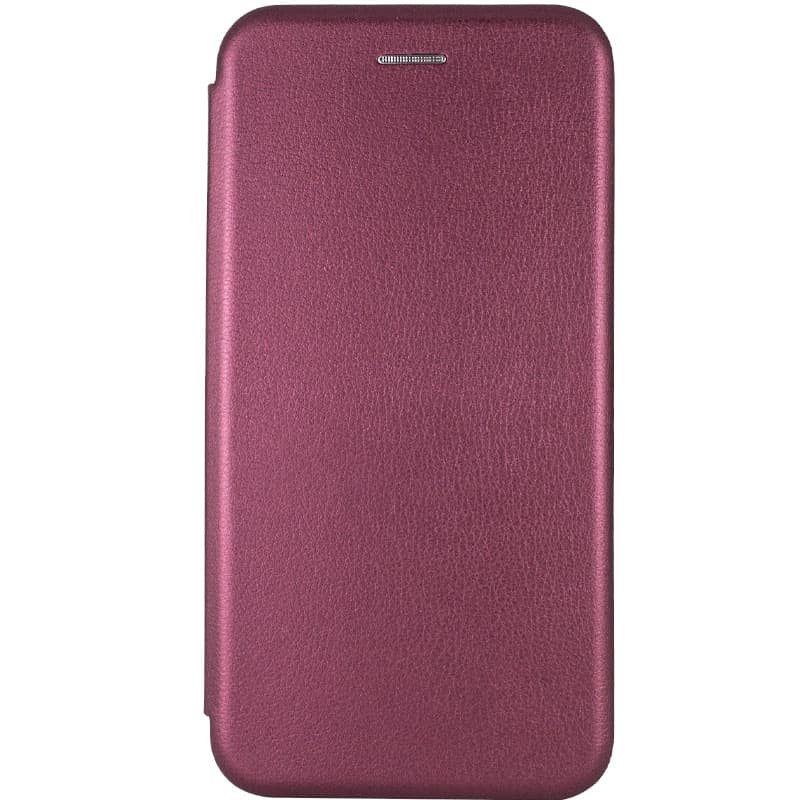 Шкіряний чохол-книжка Classy для Samsung Galaxy A04e Бордовий