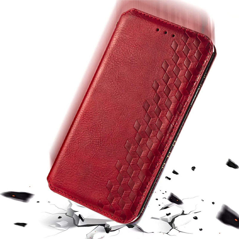 Шкіряний чохол-книжка GETMAN Cubic (PU) для Samsung Galaxy A21s