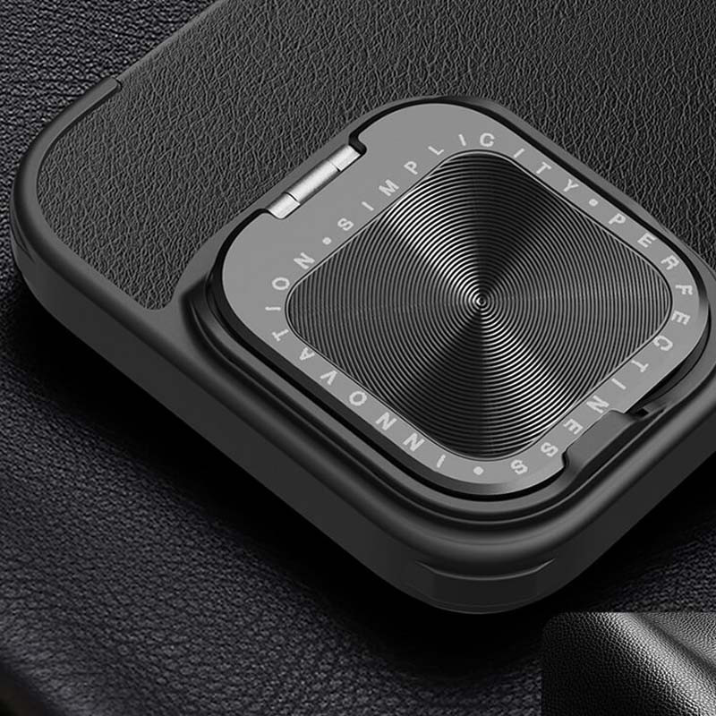 Шкіряний чохол-книжка Nillkin Qin Prop Plain Camshield для Apple iPhone 16 Pro Max (6.9") Classic Black