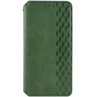 Шкіряний чохол-книжка GETMAN Cubic (PU) для Samsung Galaxy A55 Синій