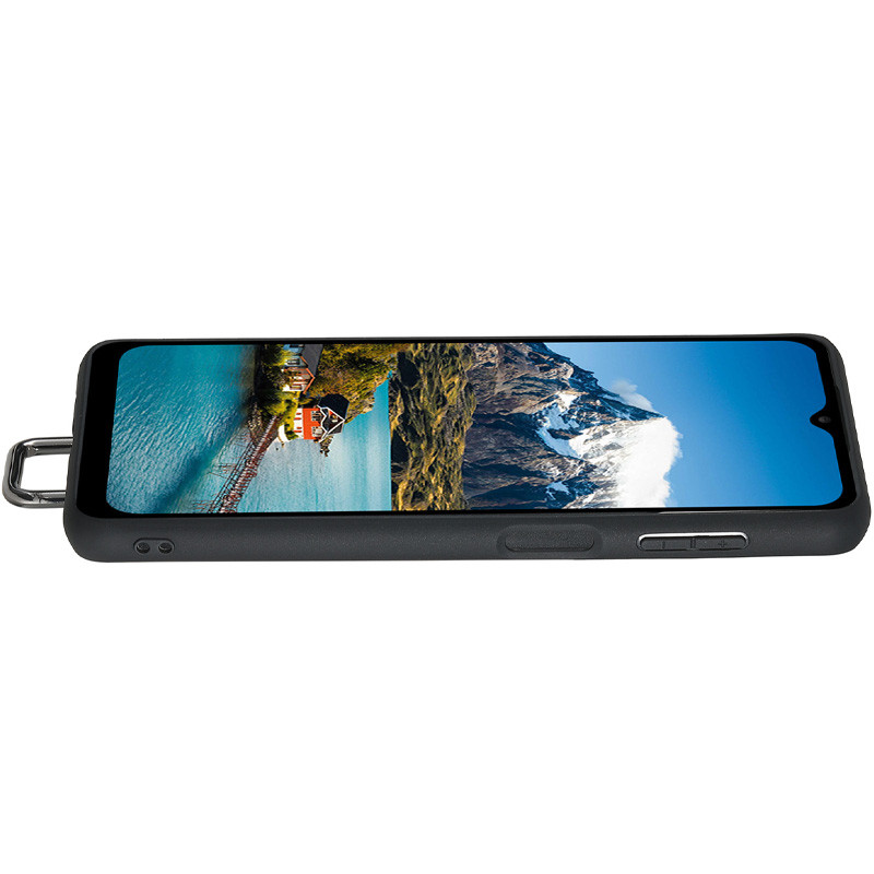 Шкіряний чохол Wallet case and straps для Samsung Galaxy A24 4G Синій / Blue