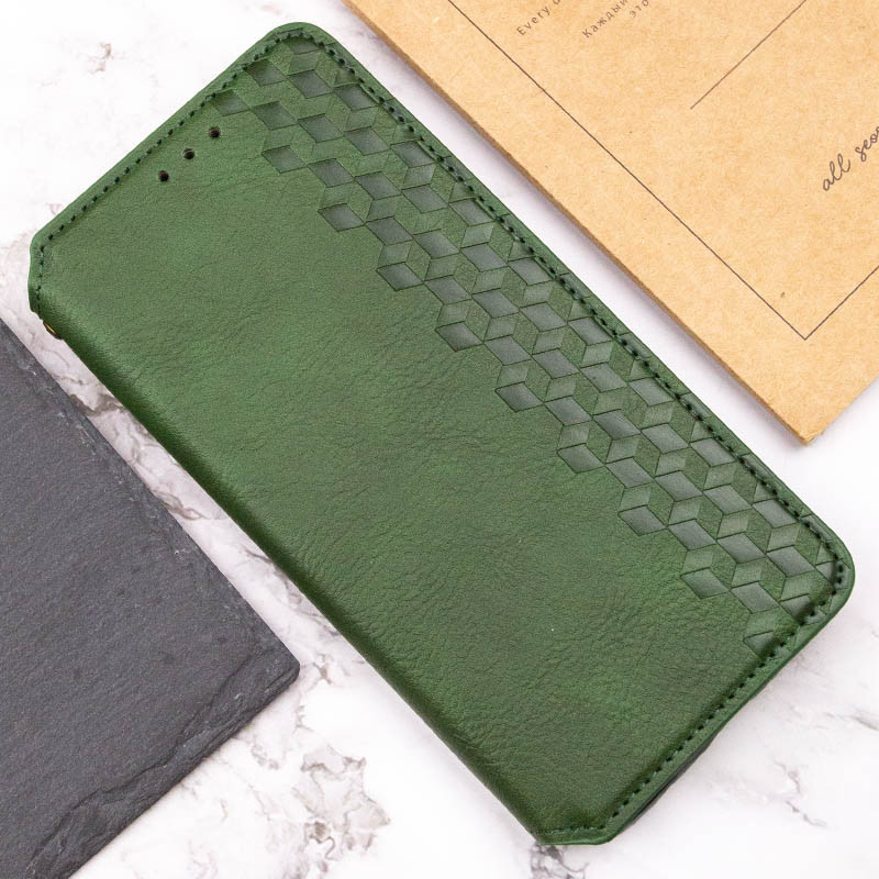 Шкіряний чохол-книжка GETMAN Cubic (PU) для Samsung Galaxy A35