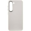 Шкіряний чохол Bonbon Leather Metal Style для Samsung Galaxy S22+ Білий / White