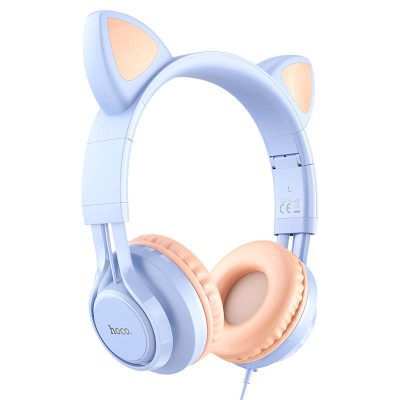 Накладні навушники Hoco W36 Cat ear (3.5mm/1.2 м)