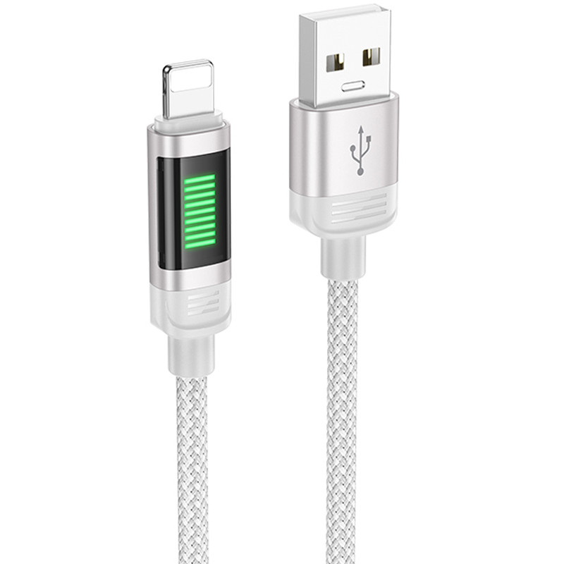Дата кабель Hoco U126 Lantern 2.4 А USB to Lightning (1.2 м)