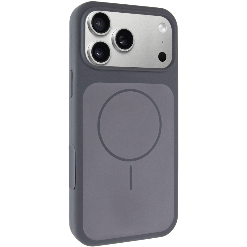 Чохол Silk Duo Color (AA) NO LOGO with Magnetic Fit для Apple iPhone 17 Pro (6.3") Black