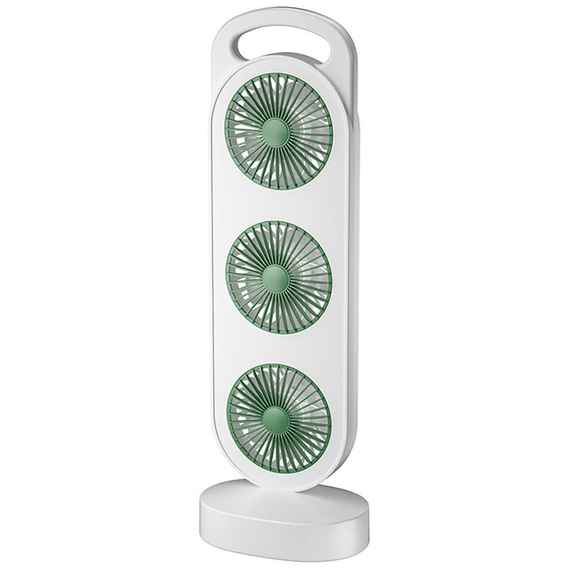 Настільний вентилятор Three Head Fan 1200 mAh