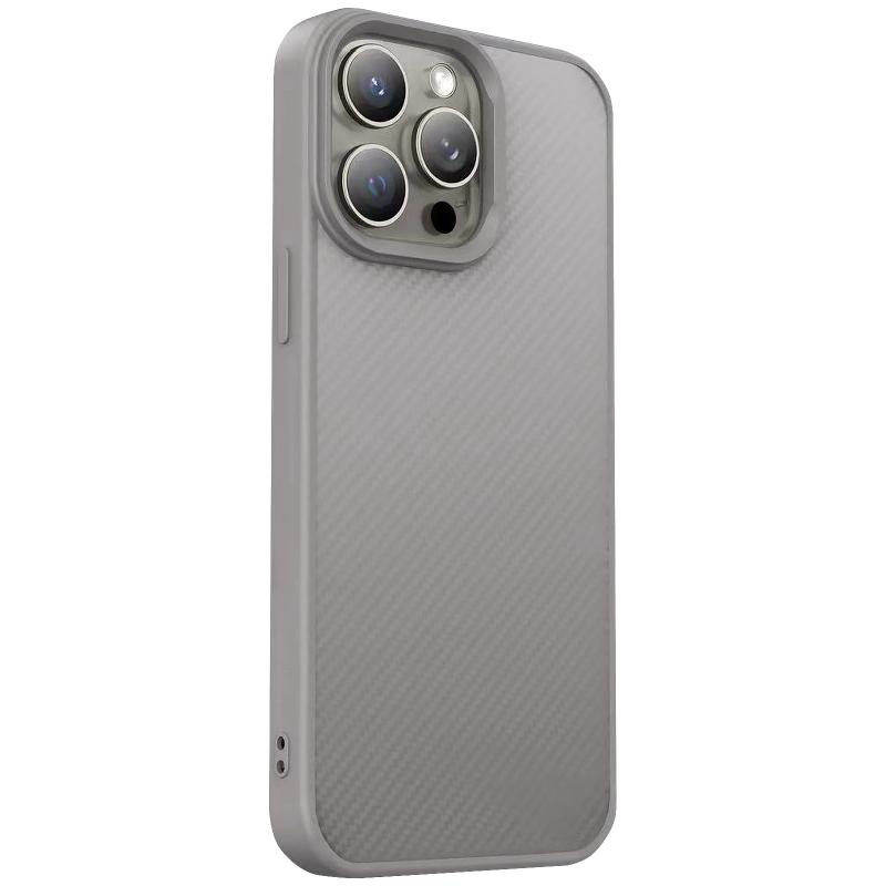 TPU чохол Carbon Protective with Magnetic Fit для Apple iPhone 14 Pro (6.1")