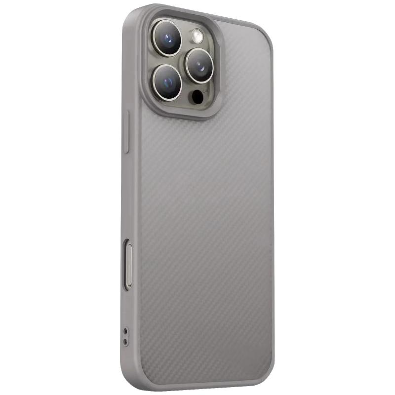 TPU чохол Carbon Protective with Magnetic Fit для Apple iPhone 16 Pro (6.3")