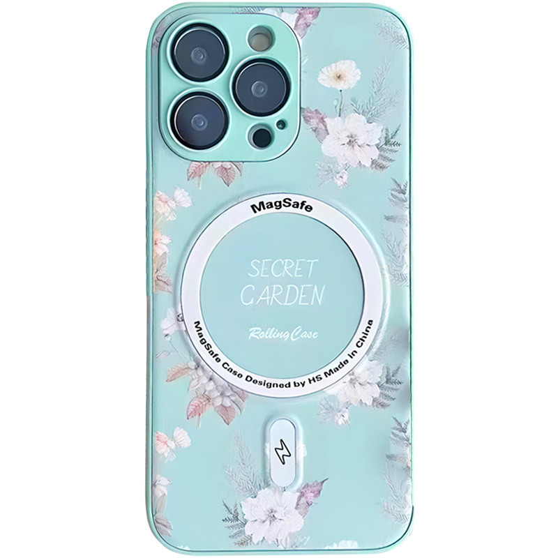 TPU + PC чохол Secret Garden with Magnetic Fit для Apple iPhone 16 Pro (6.3″)