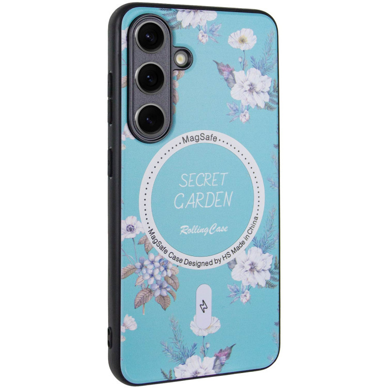 TPU + PC чохол Secret Garden with Magnetic Fit для Samsung Galaxy S23 FE