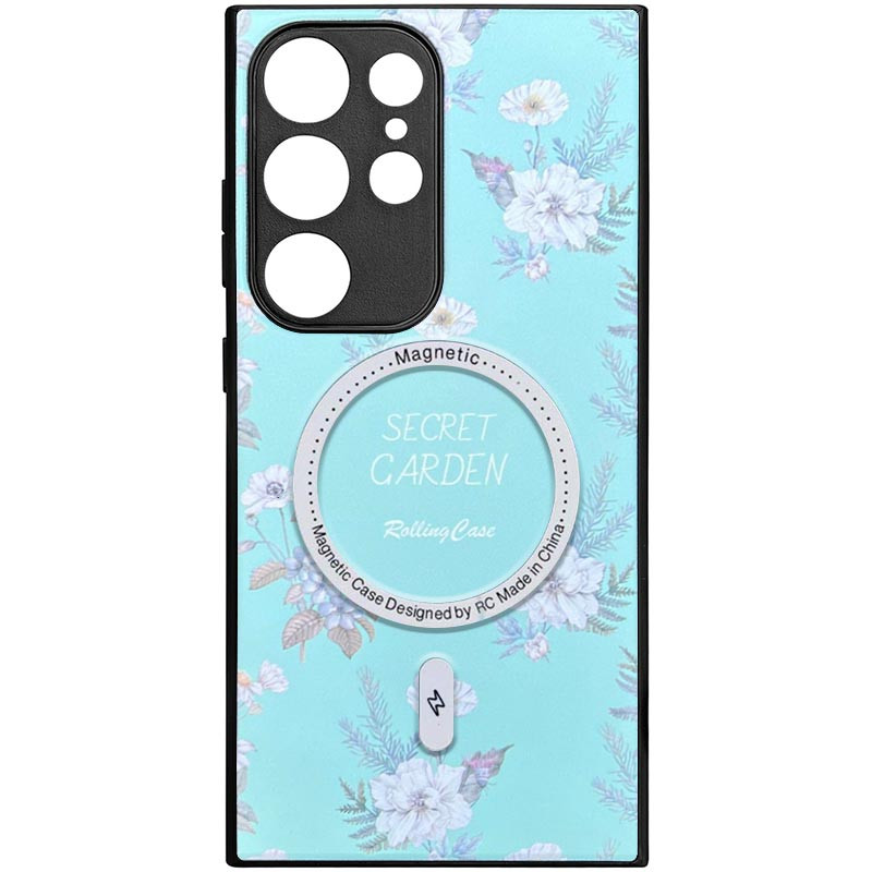 TPU + PC чохол Secret Garden with Magnetic Fit для Samsung Galaxy S23 Ultra