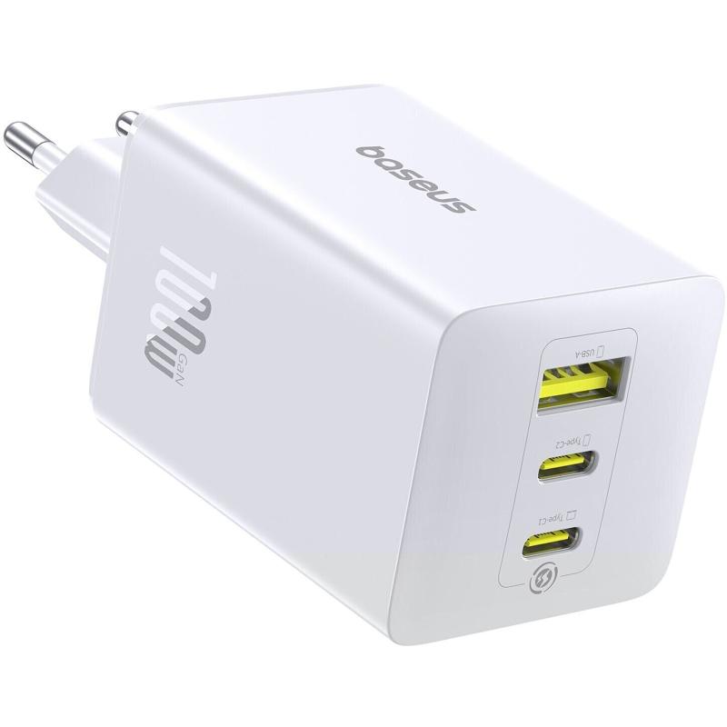 Мережевий зарядний пристрій Baseus EnerFill FE11 Fast Charger PD 100W + QC 3.0 (1×USB-A / 2×USB-C) (P101821)