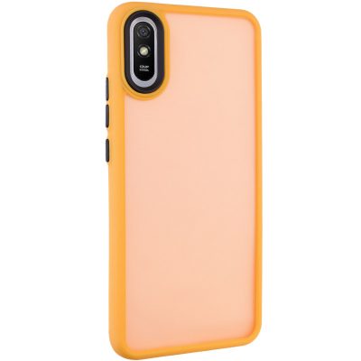 Чохол TPU + PC Lyon Frosted для Xiaomi Redmi 9 А Orange