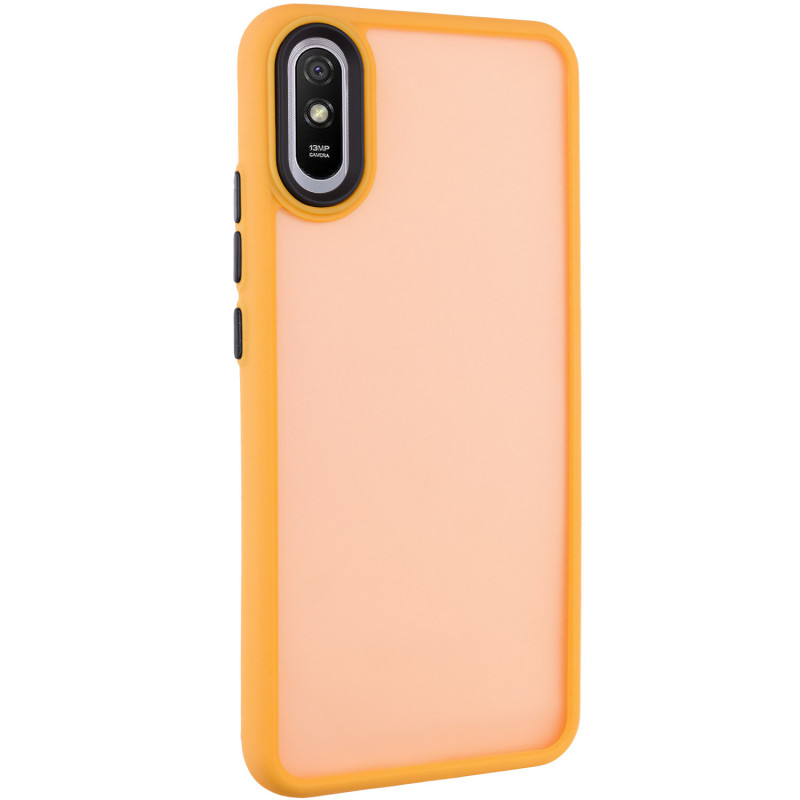 Чохол TPU + PC Lyon Frosted для Xiaomi Redmi 9 А Orange