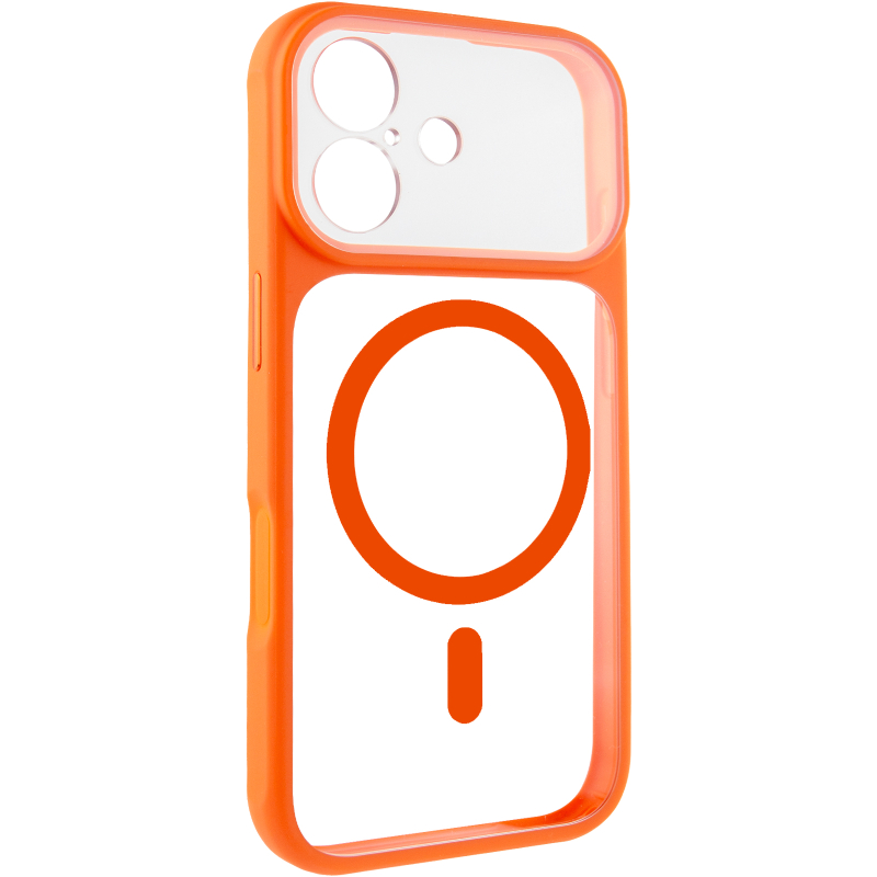Чохол TPU + PC GETMAN Moon Clear with Magnetic Fit для Apple iPhone 17 (6.3″)