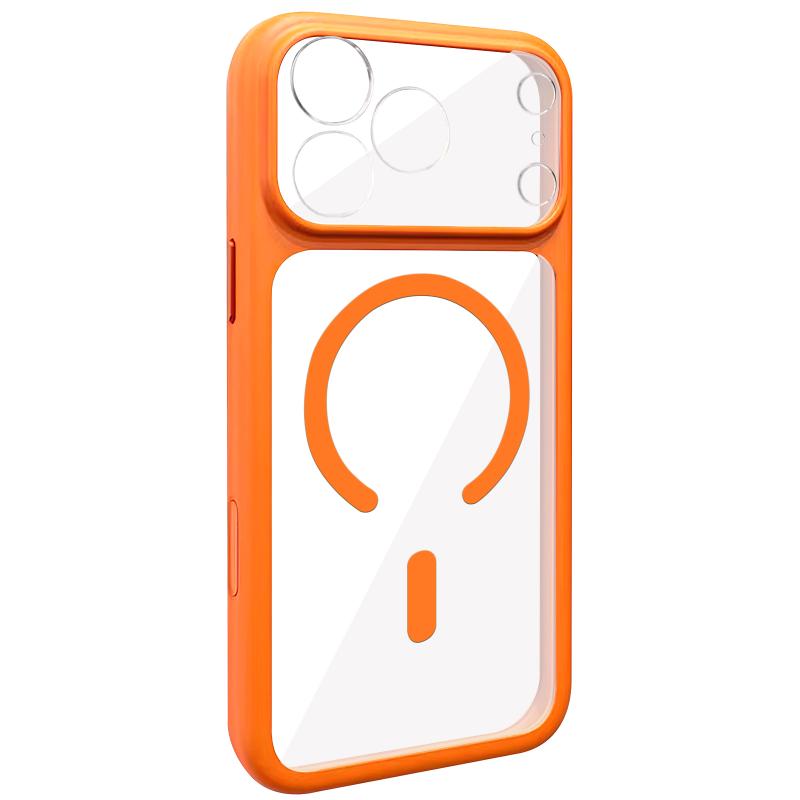 Чохол TPU + PC GETMAN Moon Clear with Magnetic Fit для Apple iPhone 17 Pro (6.3″)