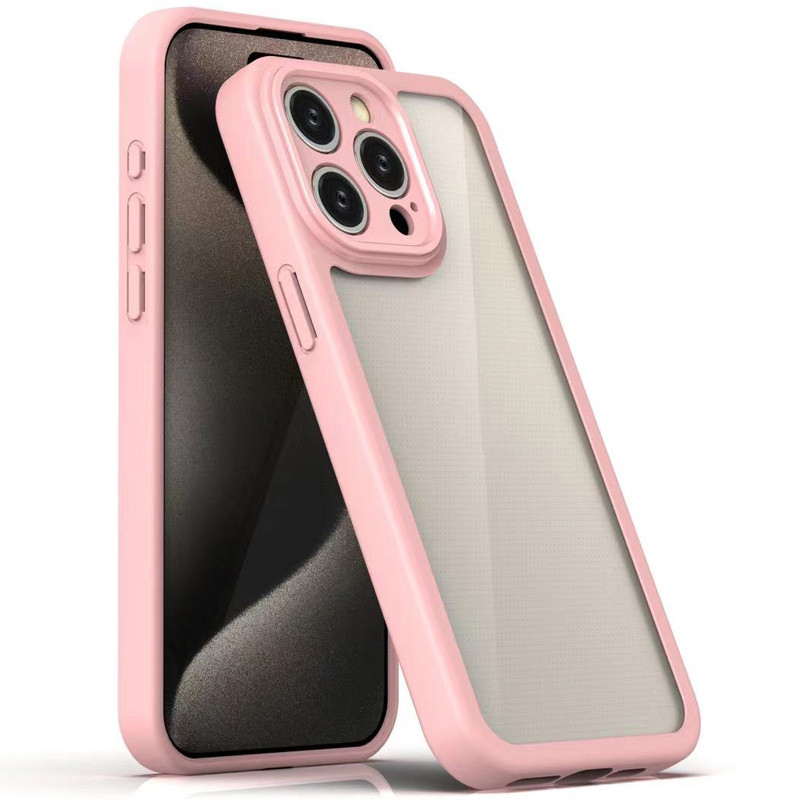 TPU чохол Transparent + Colour 1,5mm для Apple iPhone 14 Pro Max (6.7")