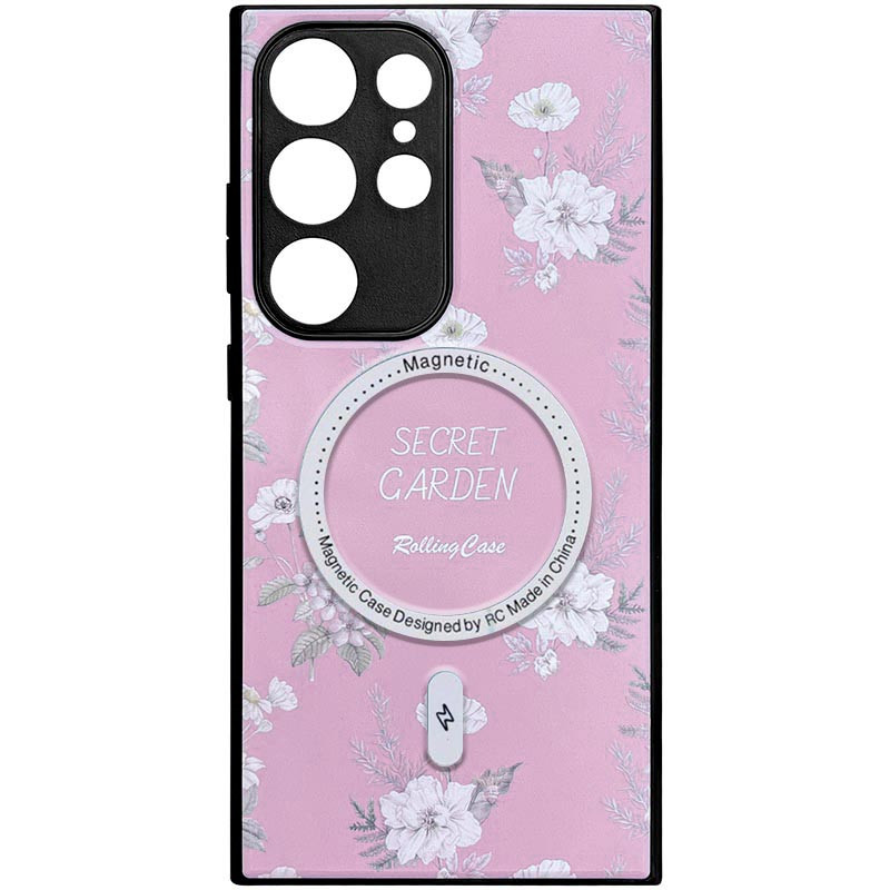TPU + PC чохол Secret Garden with Magnetic Fit для Samsung Galaxy S23 Ultra
