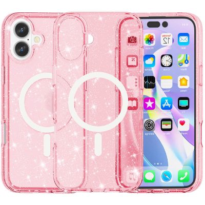 Чохол TPU Galaxy Sparkle Magnetic Fit для Apple iPhone 16 (6.1")