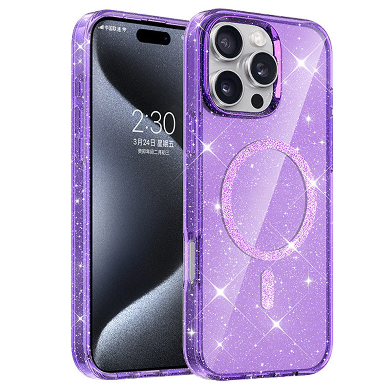 Чохол TPU Eclipse Sparkle Magnetic Fit для Apple iPhone 16 Pro Max (6.9")