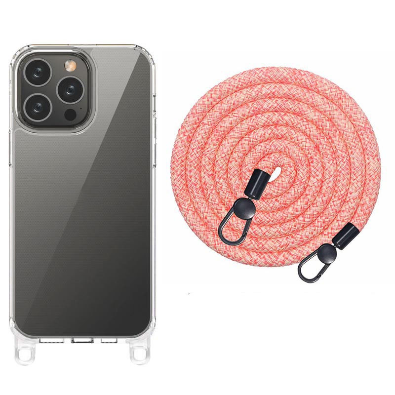 Чохол TPU Transparent with Straps для Apple iPhone 14 Pro Max (6.7")