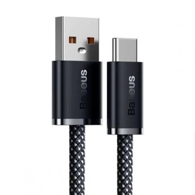 Дата кабель Baseus Dynamic Series USB to USB-C 100W (1 м) (CALD000616) Slate Gray