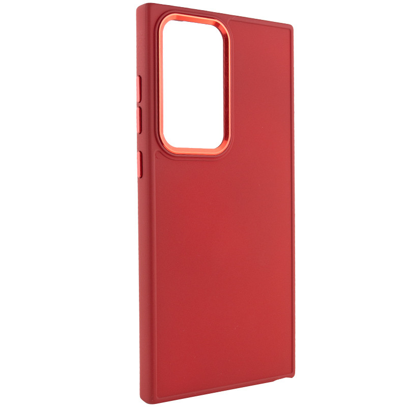 TPU чохол Bonbon Metal Style для Samsung Galaxy S23 Ultra Червоний / Red