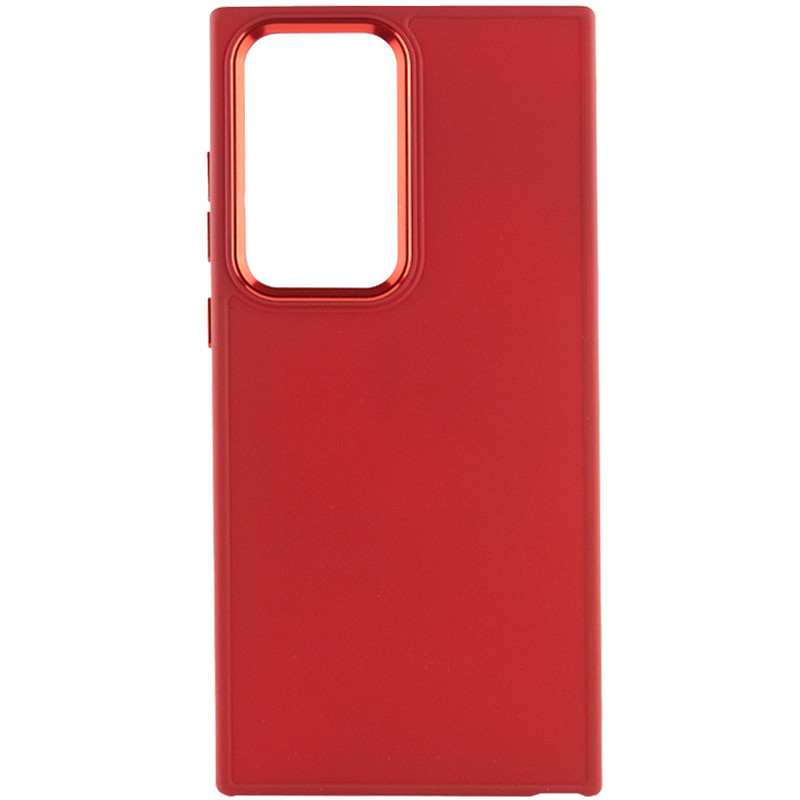 TPU чохол Bonbon Metal Style для Samsung Galaxy S23 Ultra Червоний / Red