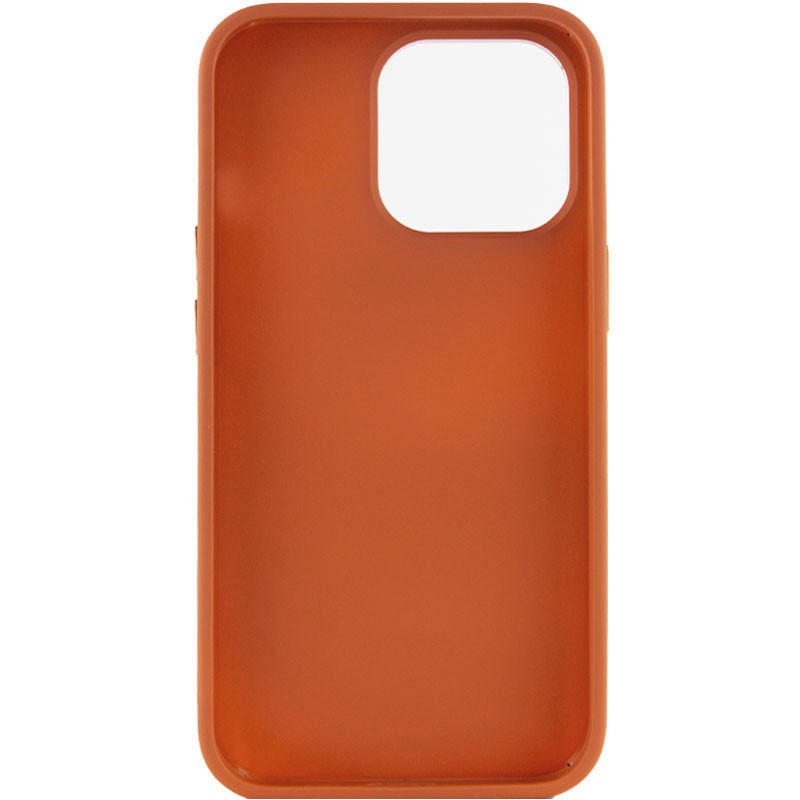 TPU чохол Bonbon Metal Style для Apple iPhone 13 Pro Max (6.7") Помаранчевий / Papaya